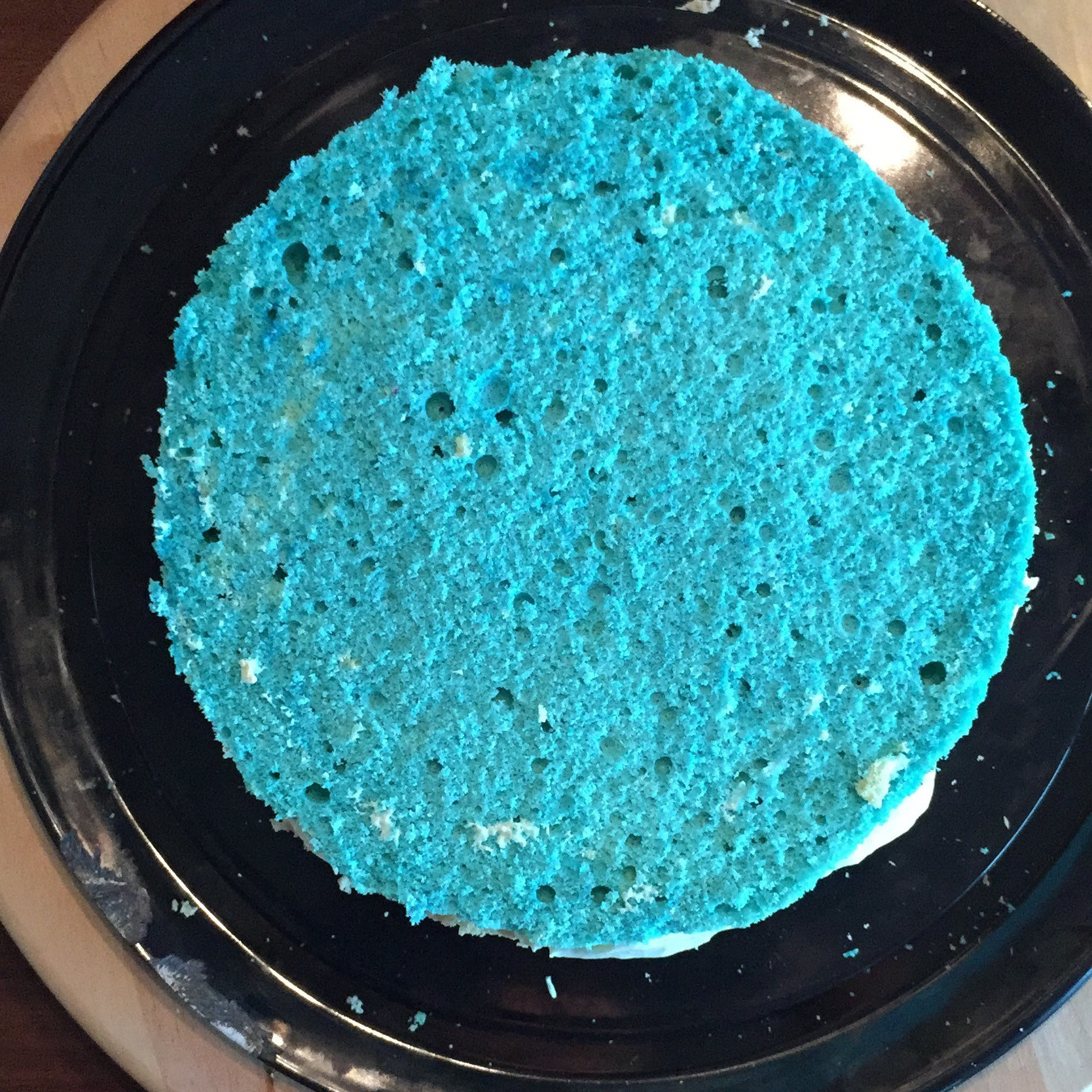 Biscuitboden in blau